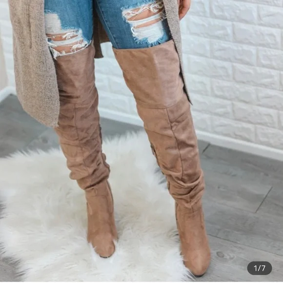 Knee High Thigh High Boots - Picture 3 of 5